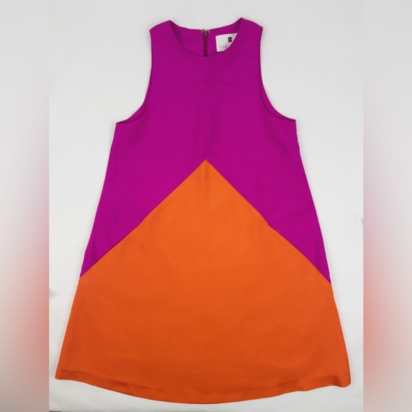 Lisa Perry Dresses & Skirts - LISA PERRY COLOR BLOCK SILK DRESS -BRAND NEW TAGS ATTACHED RETAIL PRICE $895